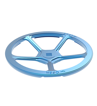 Metal handwheel - blue