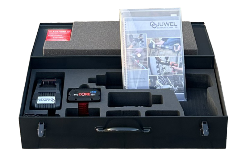 JUWEL - DALMINEX Akku-Schieberdrehmaschine Koffer Akku-Schieberdrehmaschine